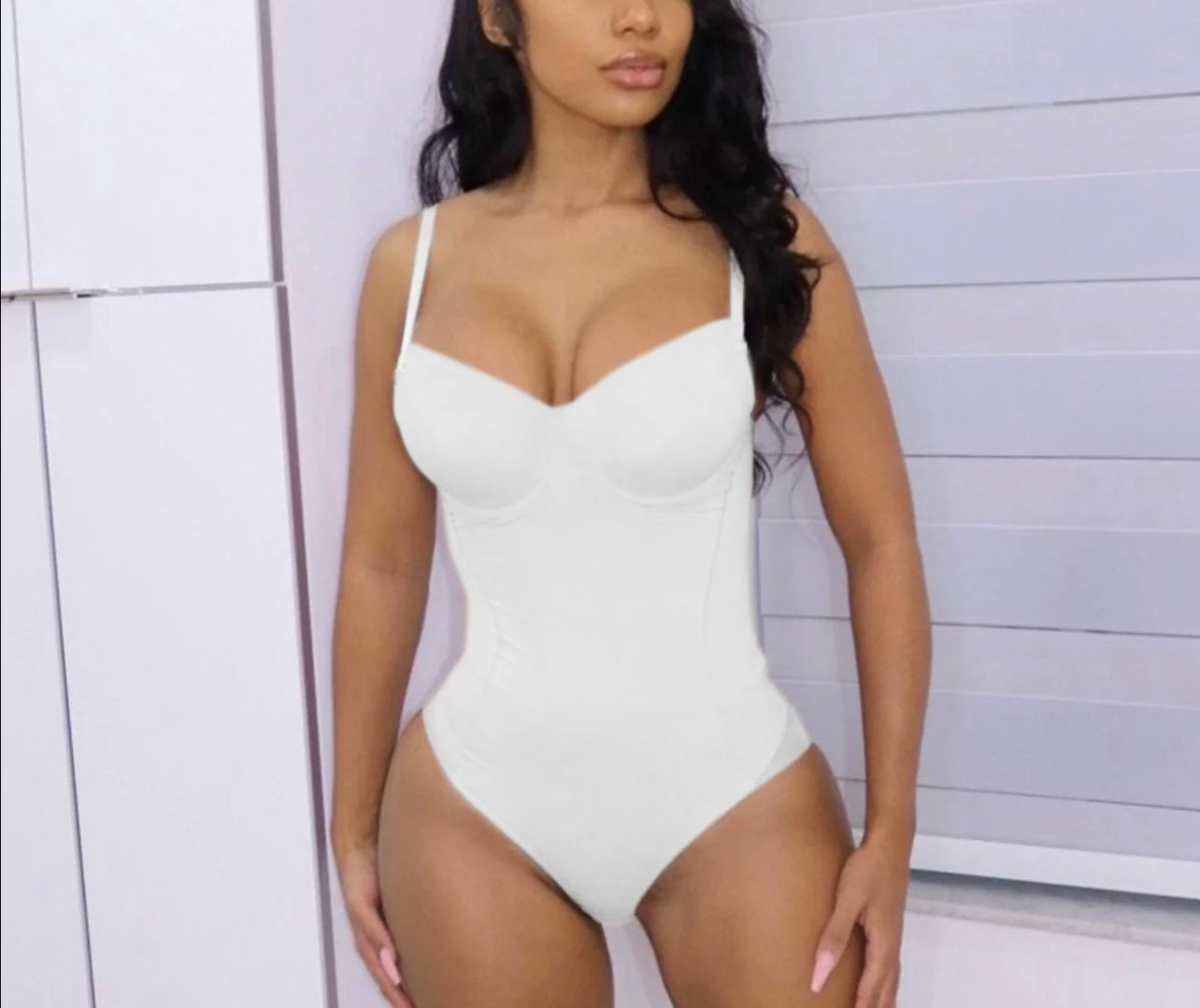 Alluro White Snatched Body Suit Size M - $12 (61% Off Retail) New