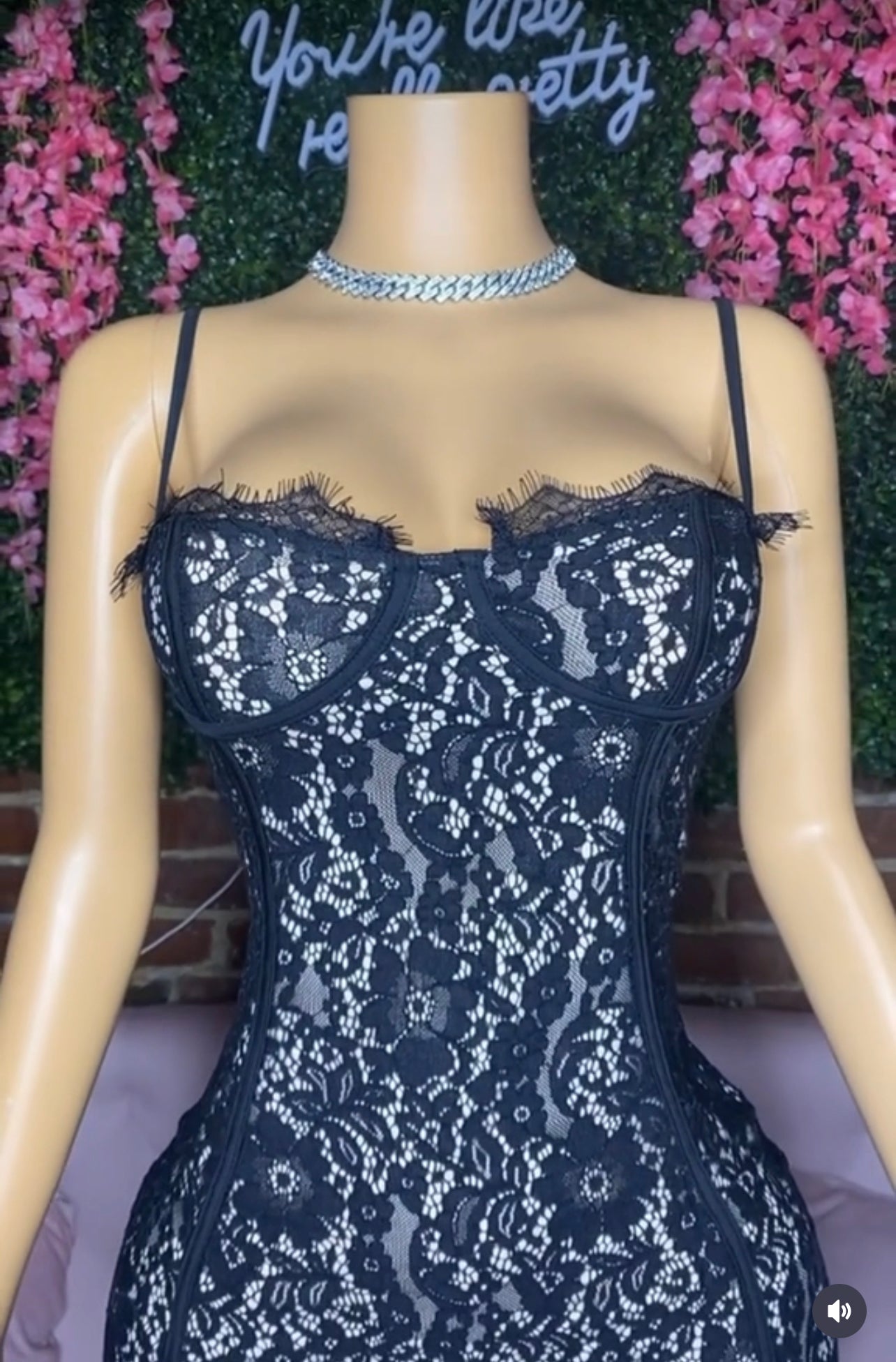 Black Lace Dress