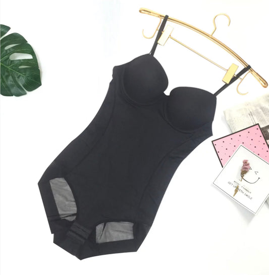 Shapewear Bodysuit(Blk) - Rich Ragz Boutique