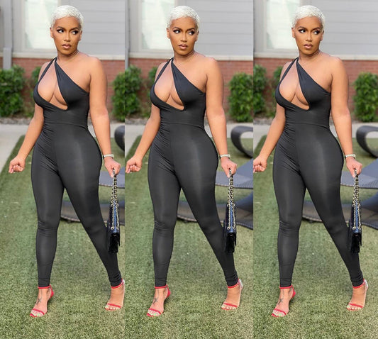 Bodied Jumpsuit(Black) - Rich Ragz Boutique